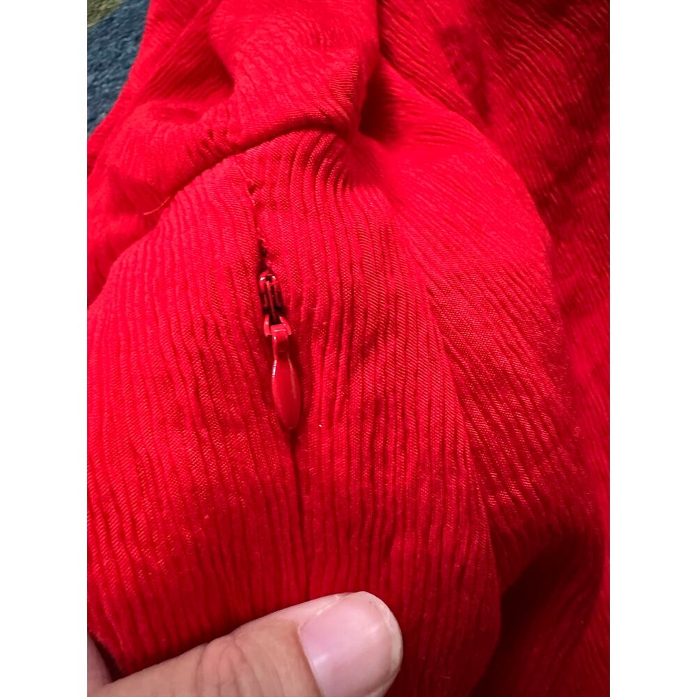 Anthropologie Maeve Red Juliet Corset Mini Dress Size 8 - Picture 7 of 8